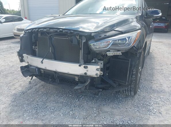 5N1DL0MN2KC560341 2019 INFINITI QX60 Black Front view