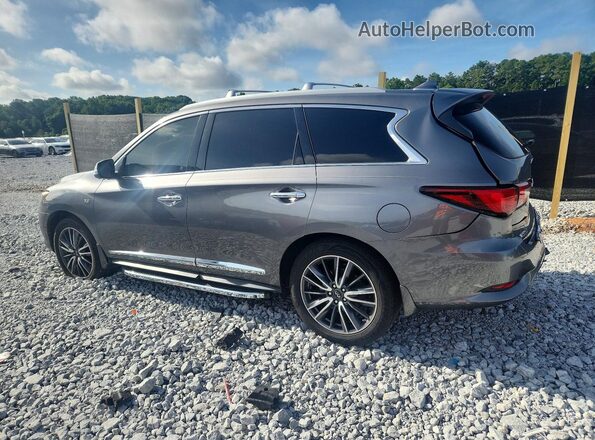 5N1DL0MN3HC540270 2017 INFINITI QX60 Silver უკანა მარცხენა