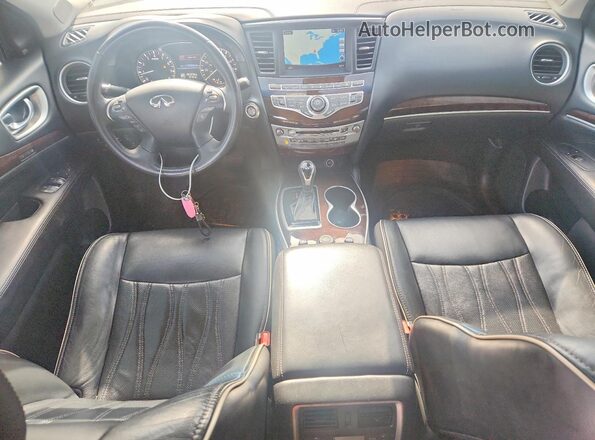 5N1DL0MN3HC540270 2017 INFINITI QX60 Silver წინა პანელის ხედი