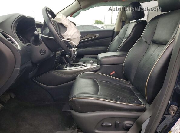 5N1DL0MN3HC541662 2017 INFINITI QX60 Blue Front interior view