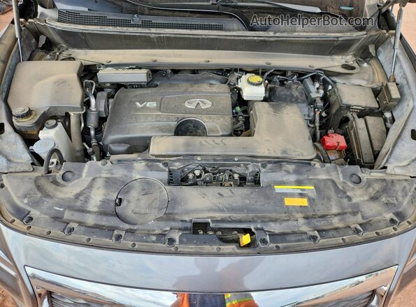 5N1DL0MN3HC543685 2017 INFINITI QX60 Gray Շարժիչի բաժամունքի տեսք