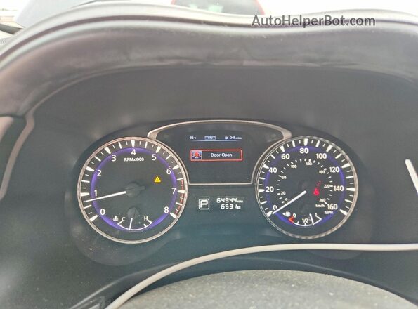 5N1DL0MN3HC543685 2017 INFINITI QX60 Gray Սարքավորումների վահանակի տեսք