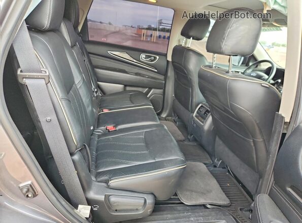 5N1DL0MN3HC543685 2017 INFINITI QX60 Gray Սալոնի հետևի տեսք