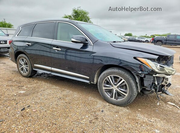 5N1DL0MN3HC545601 2017 INFINITI QX60 Black Передня права чверть