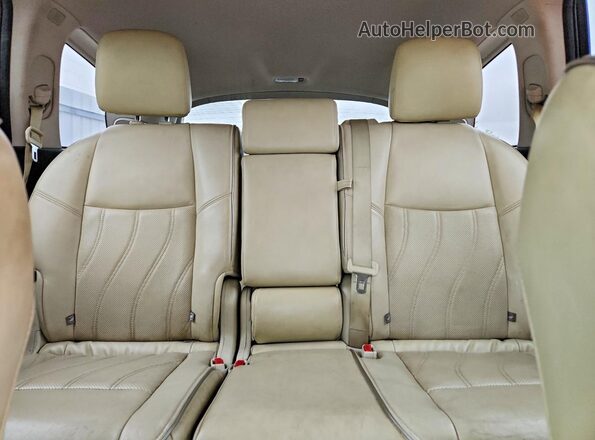 5N1DL0MN3HC545601 2017 INFINITI QX60 Black Вид задніх сидінь