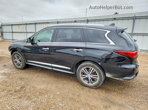 5N1DL0MN3HC545601 2017 INFINITI QX60 Black Задня ліва чверть