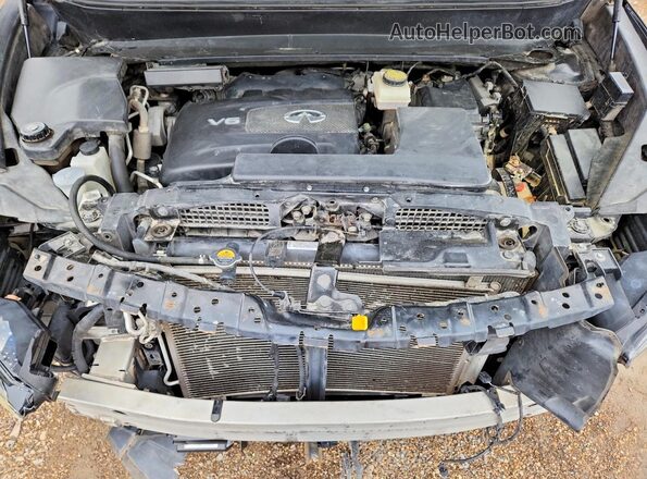 5N1DL0MN3HC545601 2017 INFINITI QX60 Black Вид підкапотного простору