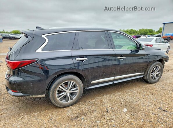 5N1DL0MN3HC545601 2017 INFINITI QX60 Black Задня права чверть
