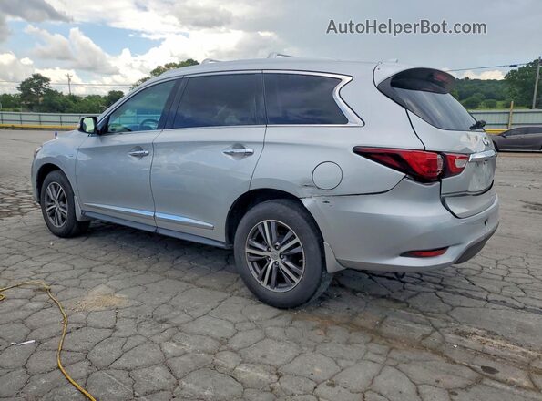 5N1DL0MN3HC558431 2017 INFINITI QX60 Silver Հետևի ձախ