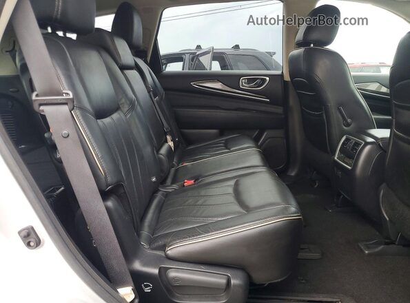 5N1DL0MN3HC558431 2017 INFINITI QX60 Silver Հետևի նստատեղերի տեսք