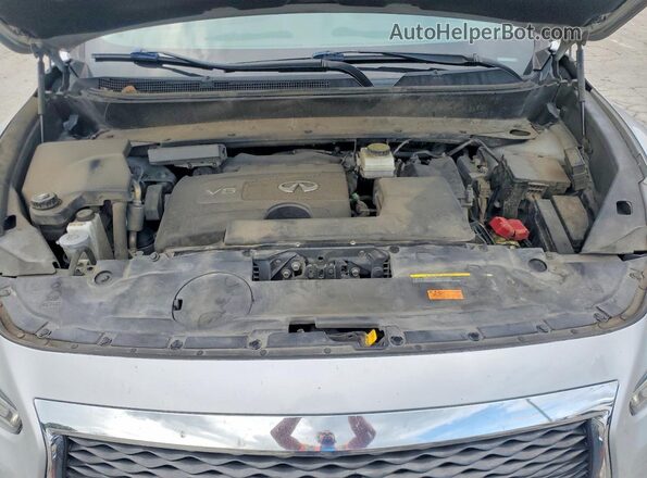 5N1DL0MN3HC558431 2017 INFINITI QX60 Silver Սալոնի հետևի տեսք