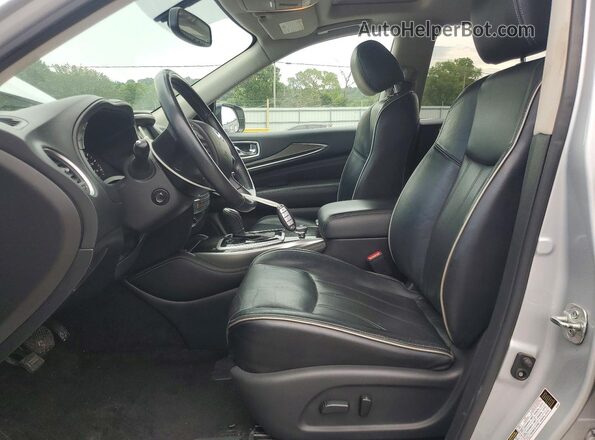 5N1DL0MN3HC558431 2017 INFINITI QX60 Silver Սալոնի դիմացի տեսք