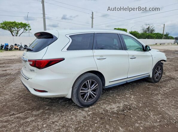 5N1DL0MN3JC501538 2018 INFINITI QX60 White Rear right