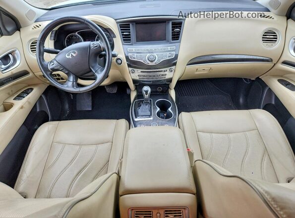 5N1DL0MN3JC501538 2018 INFINITI QX60 White Dashboard view