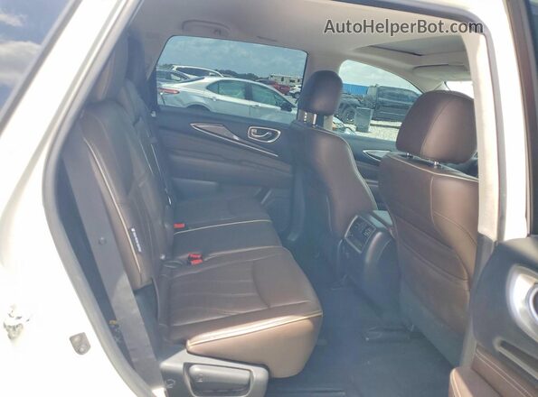 5N1DL0MN3JC519022 2018 INFINITI QX60 Silver Հետևի նստատեղերի տեսք