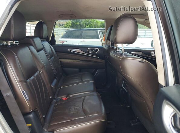 5N1DL0MN3KC506269 2019 INFINITI QX60 Silver უკანა სალონის ხედი