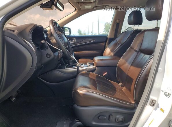 5N1DL0MN3KC506269 2019 INFINITI QX60 Silver წინა სალონის ხედი