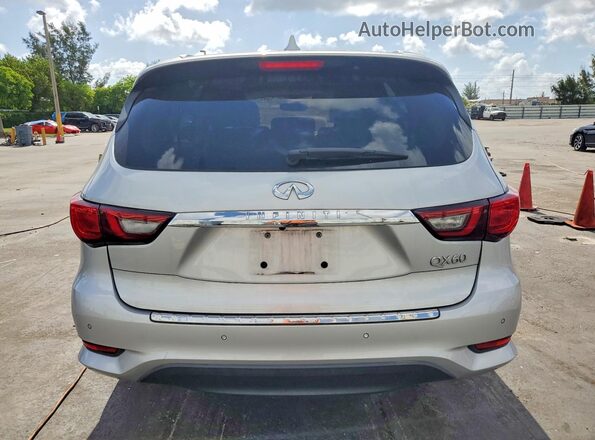 5N1DL0MN3KC506269 2019 INFINITI QX60 Silver უკანა ხედი