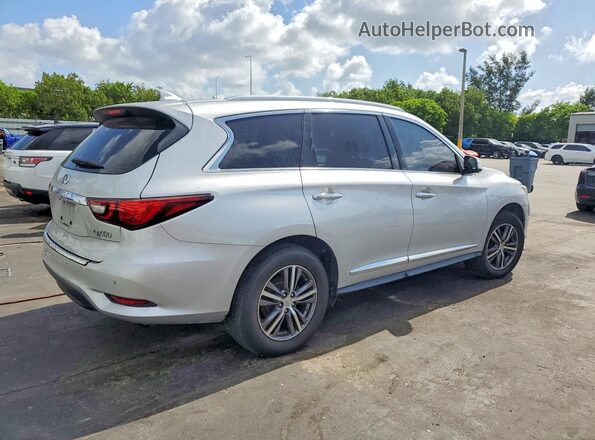 5N1DL0MN3KC506269 2019 INFINITI QX60 Silver უკანა მარჯვენა