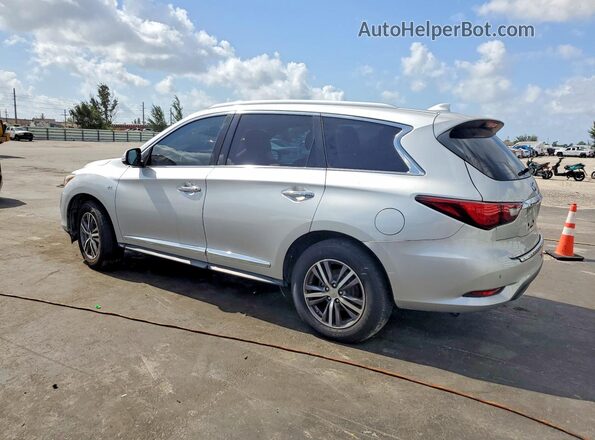 5N1DL0MN3KC506269 2019 INFINITI QX60 Silver უკანა მარცხენა
