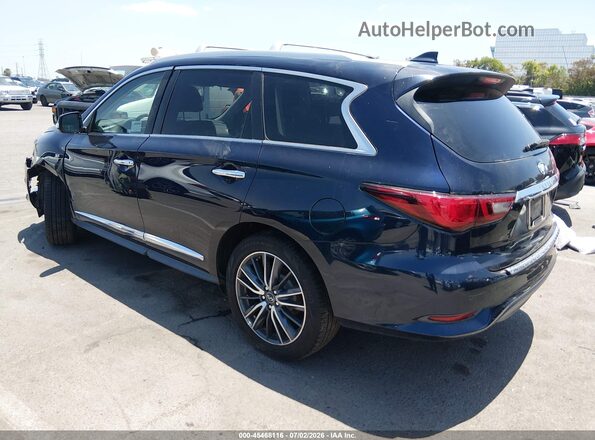 5N1DL0MN3KC524061 2019 INFINITI QX60 Blue Rear left