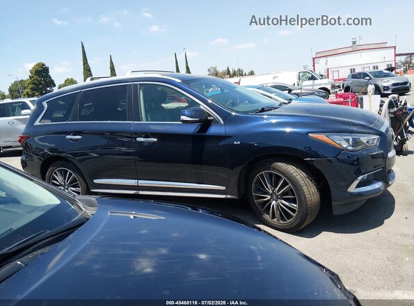 5N1DL0MN3KC524061 2019 INFINITI QX60 Blue Instrument cluster view