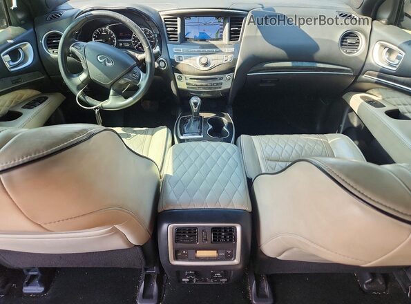 5N1DL0MN3KC531768 2019 INFINITI QX60 Gray Widok deski rozdzielczej