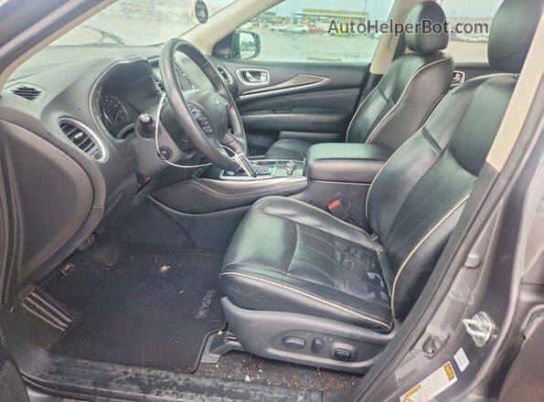 5N1DL0MN3LC511909 2020 INFINITI QX60 Gray წინა სალონის ხედი
