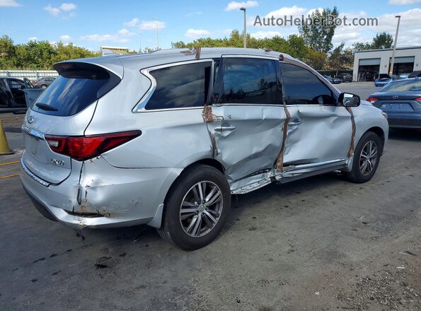 5N1DL0MN3LC512557 2020 INFINITI QX60 Silver Rear right