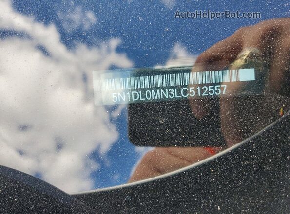 5N1DL0MN3LC512557 2020 INFINITI QX60 Silver Engine compartment view