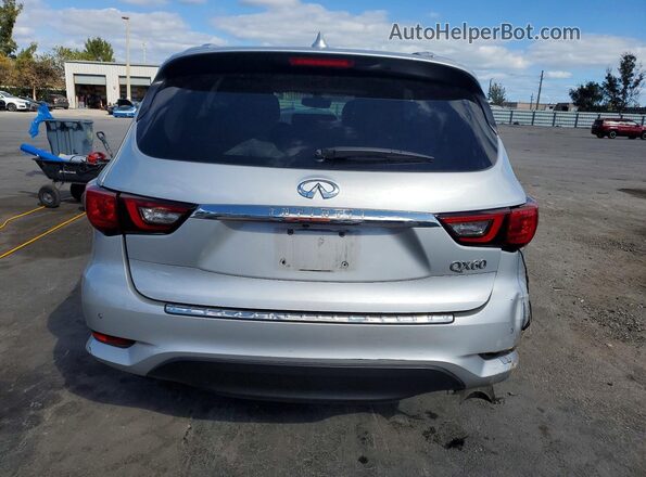 5N1DL0MN3LC512557 2020 INFINITI QX60 Silver Rear view