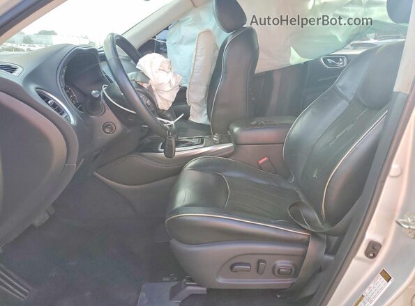 5N1DL0MN3LC512557 2020 INFINITI QX60 Silver Front interior view