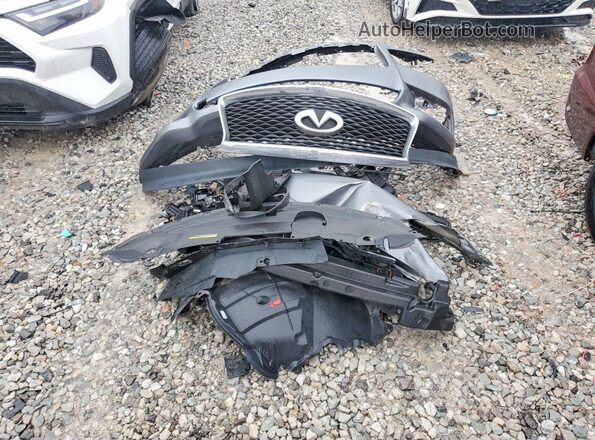 5N1DL0MN3LC545283 2020 INFINITI QX60 Gray Vista de la etiqueta del VIN