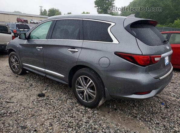 5N1DL0MN3LC545283 2020 INFINITI QX60 Gray Trasero izquierdo
