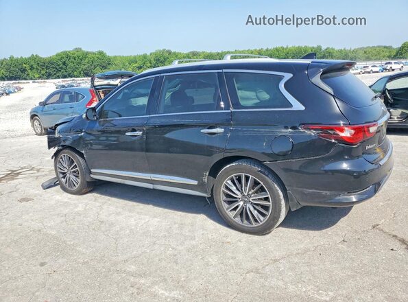 5N1DL0MN3LC547292 2020 INFINITI QX60 Black Հետևի ձախ