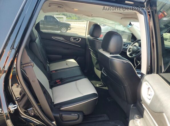 5N1DL0MN3LC547292 2020 INFINITI QX60 Black Սալոնի հետևի տեսք