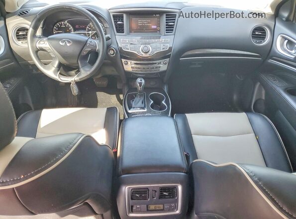 5N1DL0MN3LC547292 2020 INFINITI QX60 Black Առջևի վահանակի տեսք