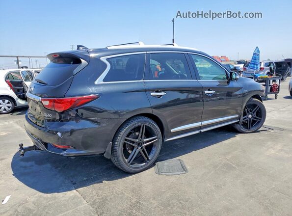 5N1DL0MN4HC512459 2017 INFINITI QX60 Black Tył prawy