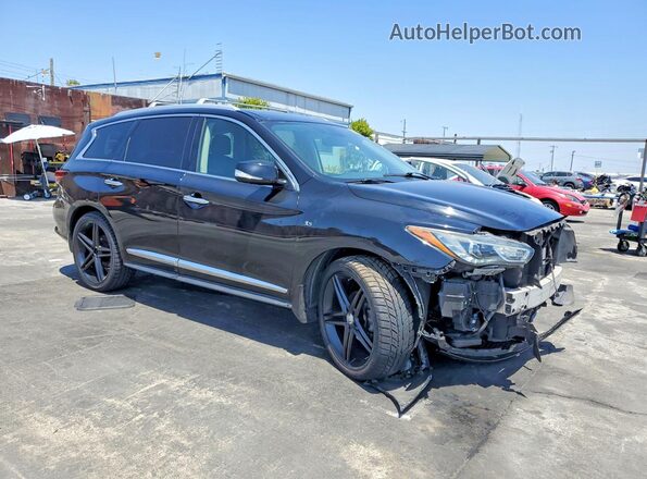 5N1DL0MN4HC512459 2017 INFINITI QX60 Black Przód prawy