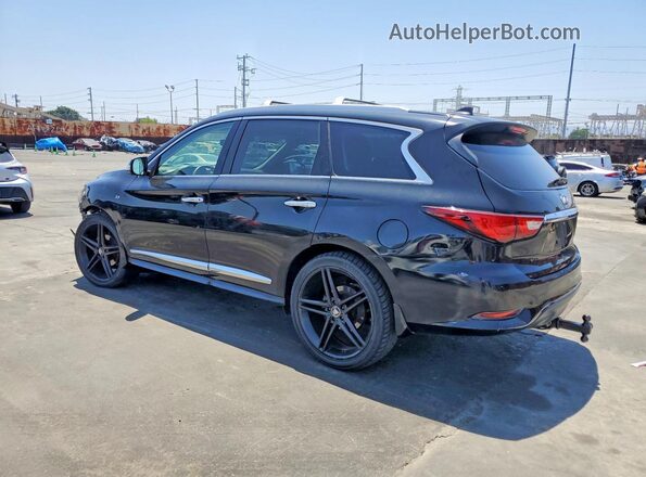 5N1DL0MN4HC512459 2017 INFINITI QX60 Black Tył lewy