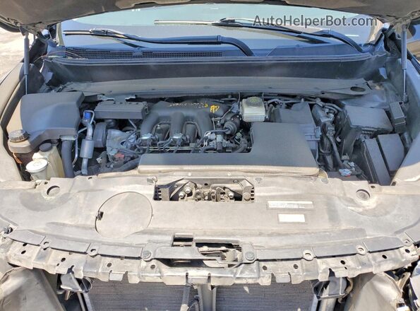 5N1DL0MN4HC512459 2017 INFINITI QX60 Black Widok komory silnika