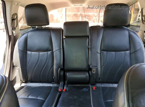 5N1DL0MN4HC512459 2017 INFINITI QX60 Black Widok tylnych siedzeń