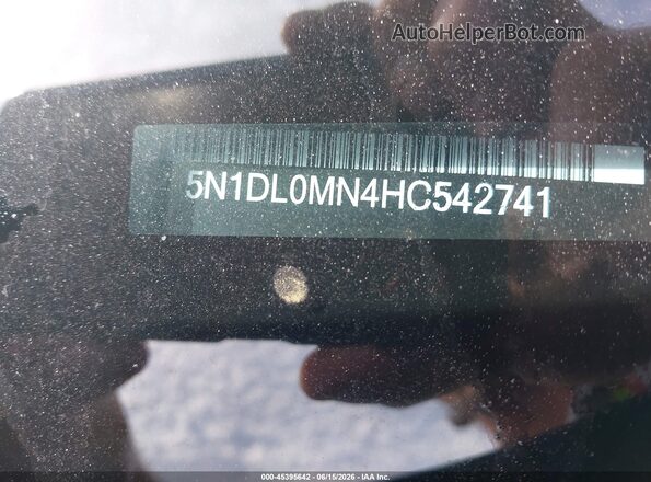 5N1DL0MN4HC542741 2017 INFINITI QX60 Dark Blue Engine compartment view