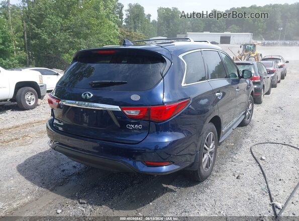 5N1DL0MN4HC542741 2017 INFINITI QX60 Dark Blue Rear right