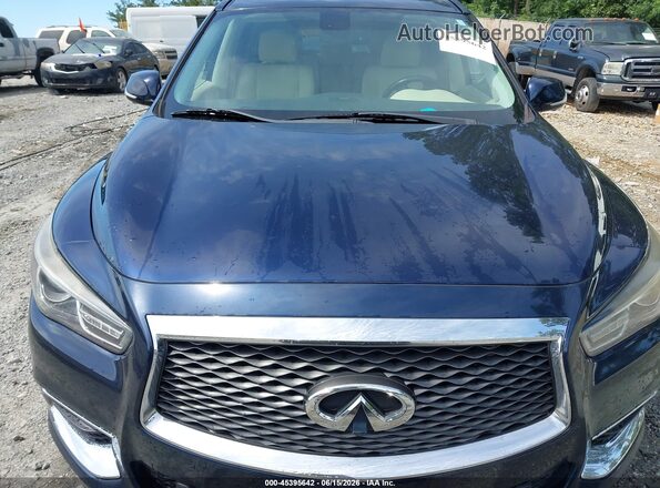 5N1DL0MN4HC542741 2017 INFINITI QX60 Dark Blue Rear view