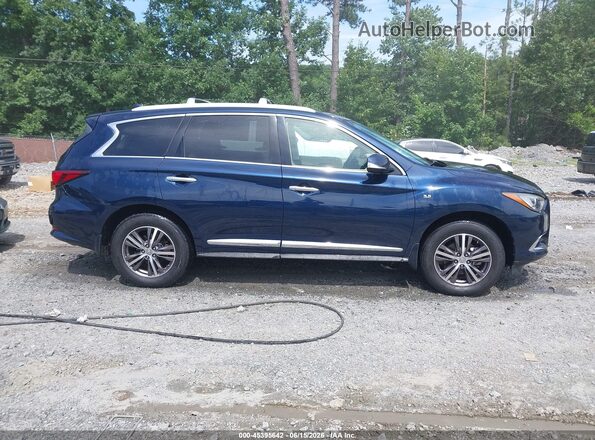 5N1DL0MN4HC542741 2017 INFINITI QX60 Dark Blue Rear interior view