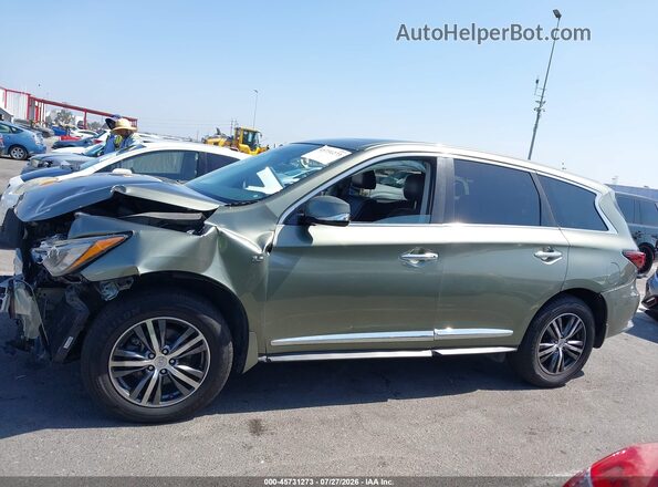 5N1DL0MN4HC554677 2017 INFINITI QX60 Зеленый Панорамный вид салона 360°