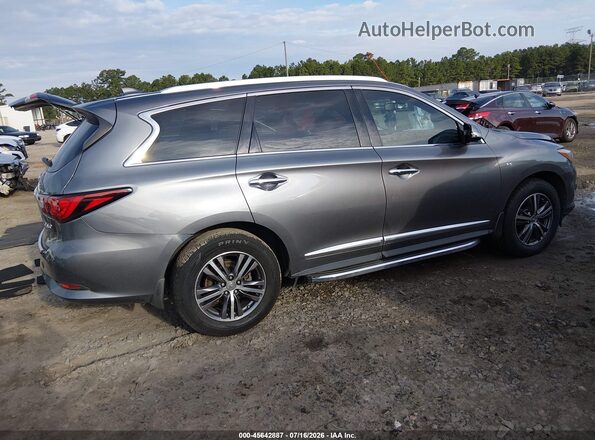 5N1DL0MN4HC557076 2017 INFINITI QX60 Серый Задняя правая четверть