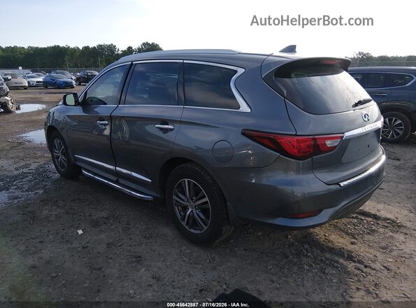 5N1DL0MN4HC557076 2017 INFINITI QX60 Серый Задняя левая четверть