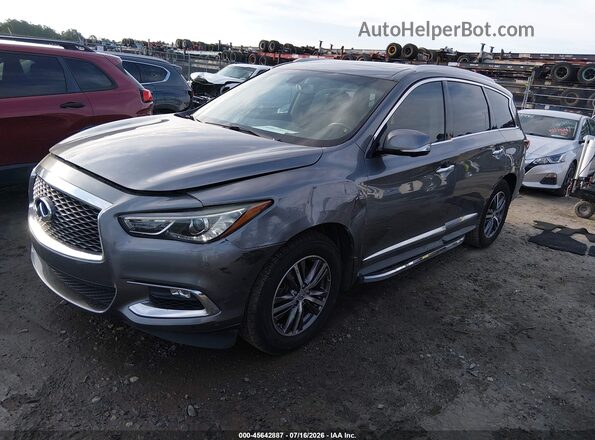 5N1DL0MN4HC557076 2017 INFINITI QX60 Серый Передняя левая четверть